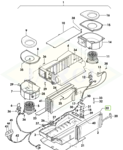 Uszczelka kabiny 0.010.2540.0