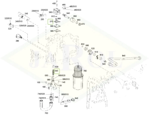 Uszczelka układu podawania oleju 0.010.3432.0
