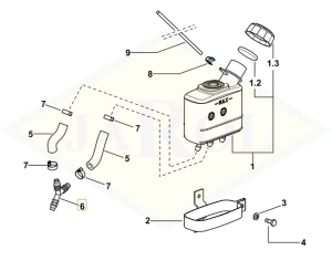 Trójnik plastikowy 0.010.4196.0