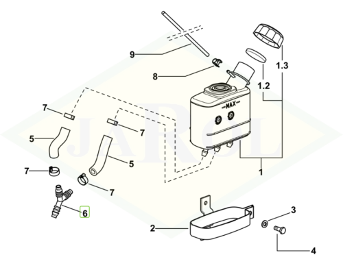 0.010.4196.0 Trójnik plastikowy 0.010.4196.0