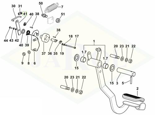 0.011.8647.0 Dźwignia 0.011.8647.0