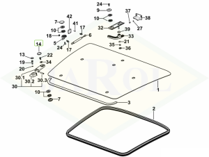Pokrywka  0.012.6180.0