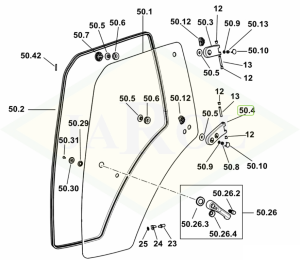 Zawias 0.012.6590.0/20