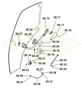 Uszczelka kabiny 0.012.8680.0/10