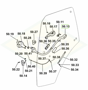 Jarzmo sx/lh/li 0.012.8689.3/40