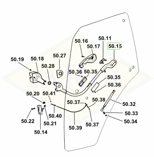 0.012.8689.3/40 Jarzmo sx/lh/li 0.012.8689.3/40