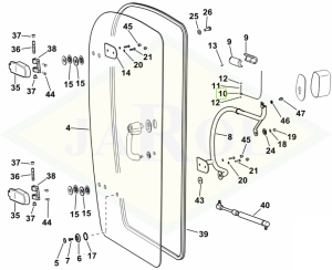 Linka drzwi 0.012.9033.4