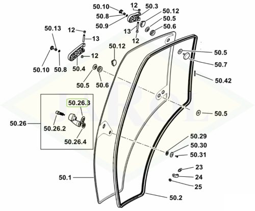 0.013.1332.0 Uszczelka 0.013.1332.0