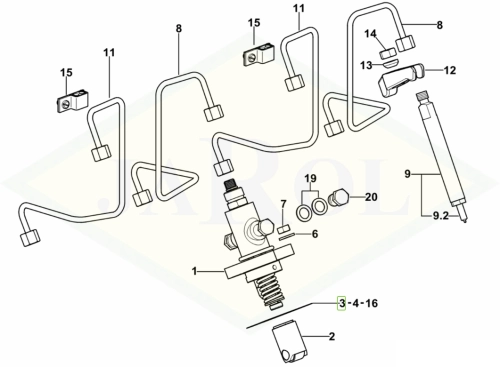 0.014.9668.0/10 Podkładka 0.014.9668.0/10