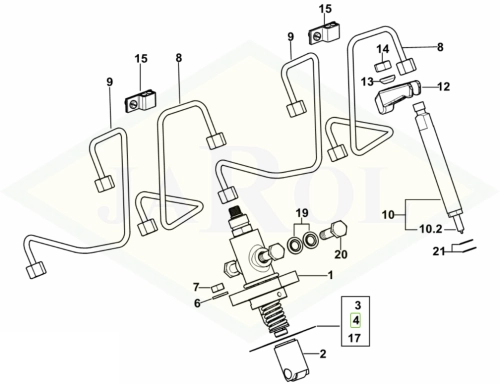 0.014.9679.0/10 Podkładka 0.014.9679.0/10