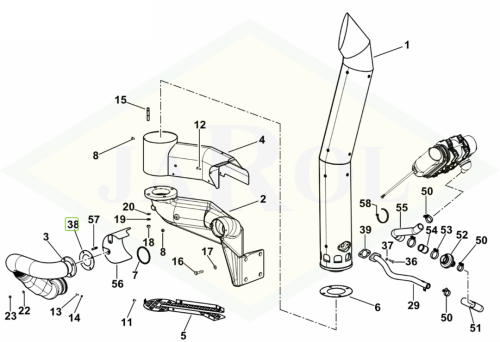 0.015.1185.0/10 Uszczelka 0.015.1185.0/10