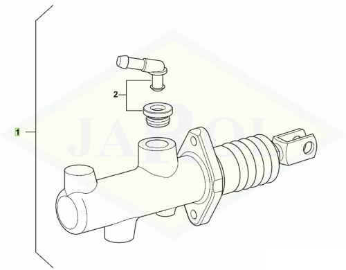 0.019.7605.0 Kolanko pompy hamulcowej 0.019.7605.0