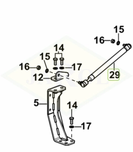 Siłownik maski  0.019.9285.0