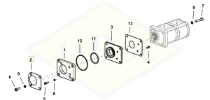 Uszczelka układu hydraulicznego/pneumatycznego 0.025.3219.0