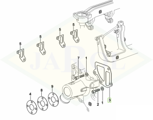 Uszczelka kolektora wodnego 0.066.1753.0/20