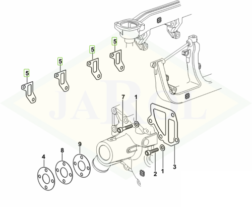 0.066.1759.0/40 Uszczelka kolektora wodnego 0.066.1759.0/40