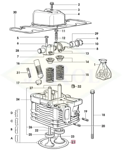 Uszczelka pod głowicę 0.085.1450.0/10