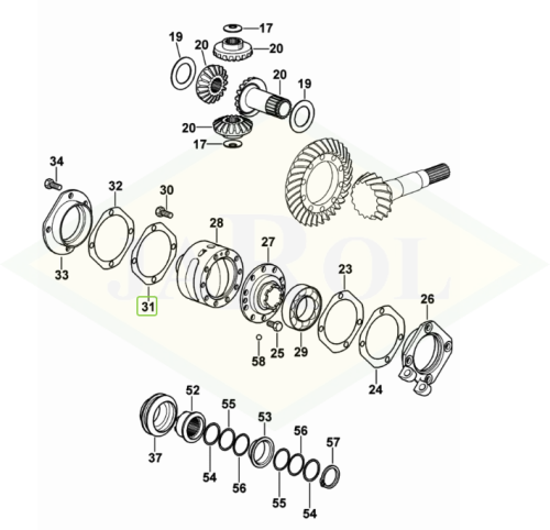 0.146.4653.0/10 Podkładka dystansowa0.146.4653.0/10