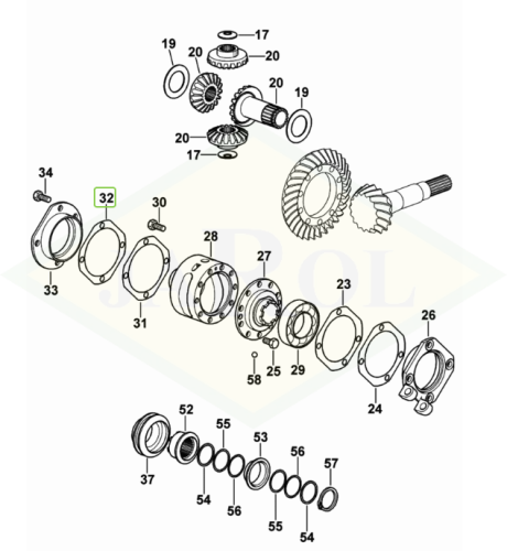 0.146.4654.0/10 Podkładka dystansowa 0.146.4654.0/10