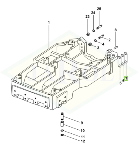 0.157.5252.0 Podkładka dystan 0.157.5252.0