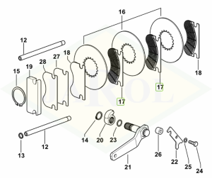 Sektor hamulca dwustronny 0.171.5459.2