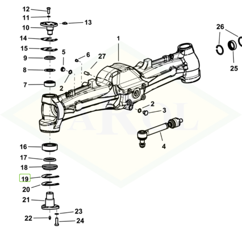 0.212.4356.0/10 Podkładka dystansowa 0.212.4356.0/10