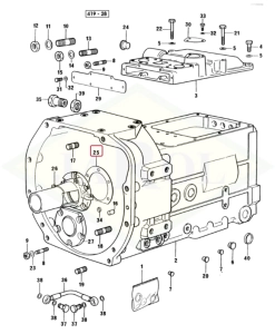 Uszczelka skrzyni biegów 0.422.3158.0/10