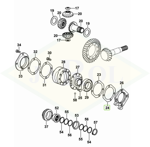 0.445.4655.0/10 Podkładka 0.445.4655.0/10