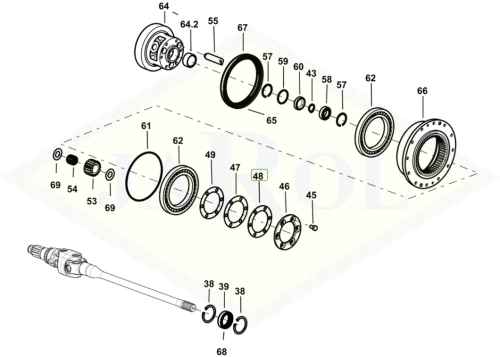 0.467.4654.0/10 Pierścień 82x119x0.5 0.467.4654.0/10
