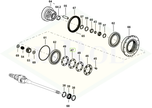 Podkładka dystansowa 82x119x0,15 - 0.467.4655.0/10