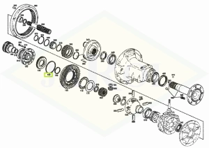 Pierścień uszczelniający dyferencjału - 0.900.0069.3