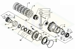 Pierścień uszczelniający blokady różnicowej/dyferencjału - 0.900.0088.7