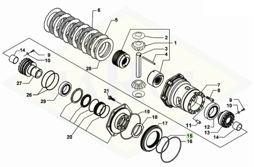 0.900.0088.7 Pierścień uszczelniający 0.900.0088.7
