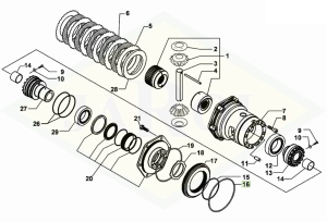 Pierścień uszczelniający dyferencjału - 0.900.0088.8