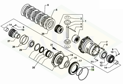 0.900.0088.8 Pierścień uszczelniający 0.900.0088.8