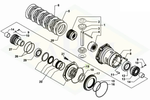 Pierścień uszczelniający dyferencjału - 0.900.0089.1