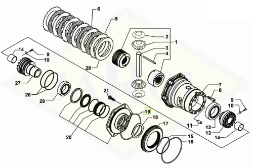 0.900.0089.1 Pierścień uszczelniający 0.900.0089.1