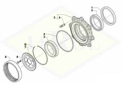 0.900.0091.6 Pierścień uszczelniający 0.900.0091.6