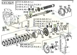 Pierścień uszczelniający napędu przedniego 70x3- 0.900.2046.3