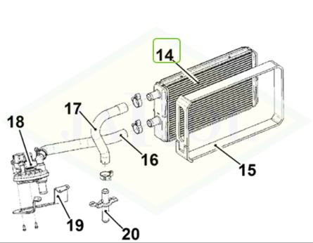0.900.2466.1 Radiator 0.900.2466.1