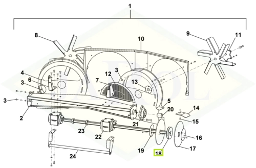 0.900.2525.7 Wał 0.900.2525.7