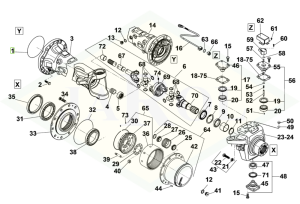 Pierścień uszczelniający przekładni tylnej i półosi - 0.900.2654.3