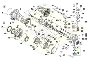 Pierścień uszczelniający reduktora mostu przedniego - 0.900.2659.6