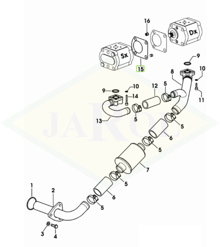 0.9104.250.0/10 Uszczelka pompy 0.9104.250.0/10