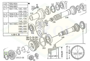 Pierścień uszczelniający P.T.O. - poboru mocy  48x2,5 - 01100621