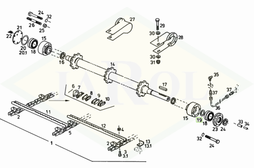 01137379 Podkładka ustalająca 01137379
