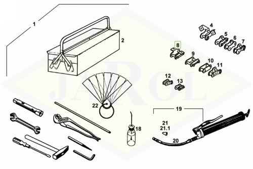 01141515 Ogniwo łańcucha t38,4  01141515