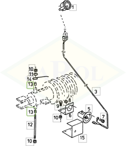 Pierścień uszczelniający wskaźnika rozładunku listwy tnącej - 01157373