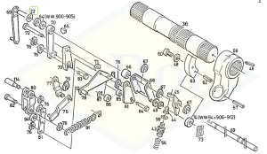 Pierścień uszczelniający układu przeniesienia napędu 10x3 - 01160038