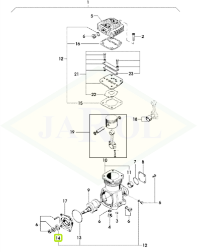 01160652 Pierścień uszczelniający 01160652